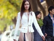 匆匆那年张子萱街拍 穿搭时尚清纯依旧(组图)