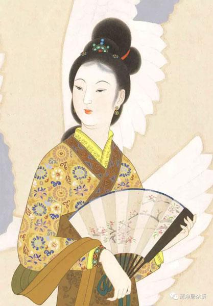 【动态】庞琦工笔画《中国历代妇女服饰》赏析