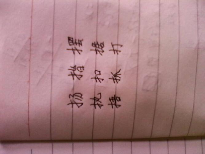提手旁有什么字?