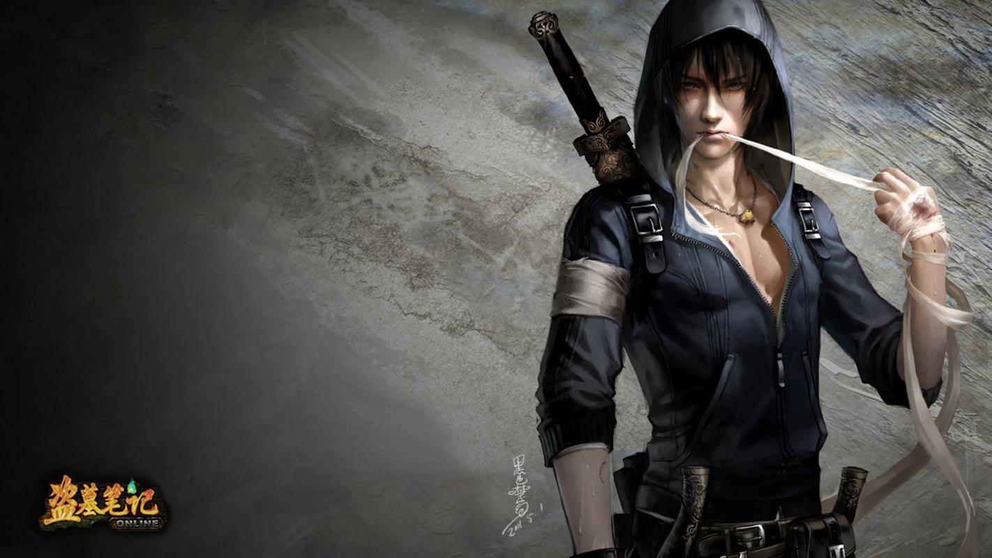 盗墓笔记动漫张起灵杨洋桌面壁纸下载