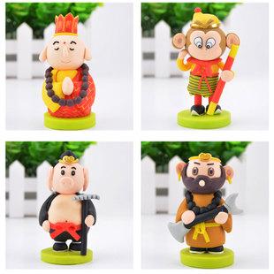手工礼品西游记软陶泥人卡通公仔摆件生日圣诞礼物玩具手办工艺品