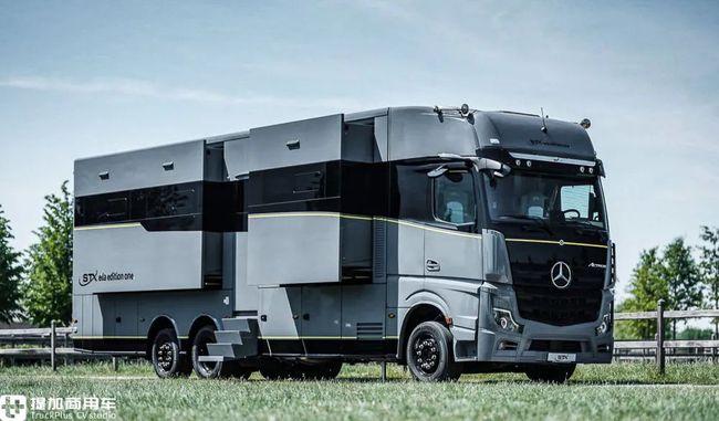 奔驰actros限量卡车底盘打造,带您见识一款超豪华a型房车