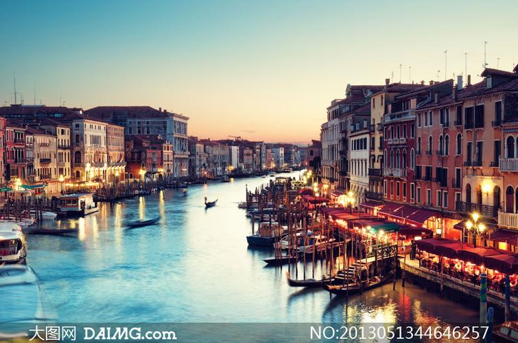意大利水城威尼斯风景摄影高清图片