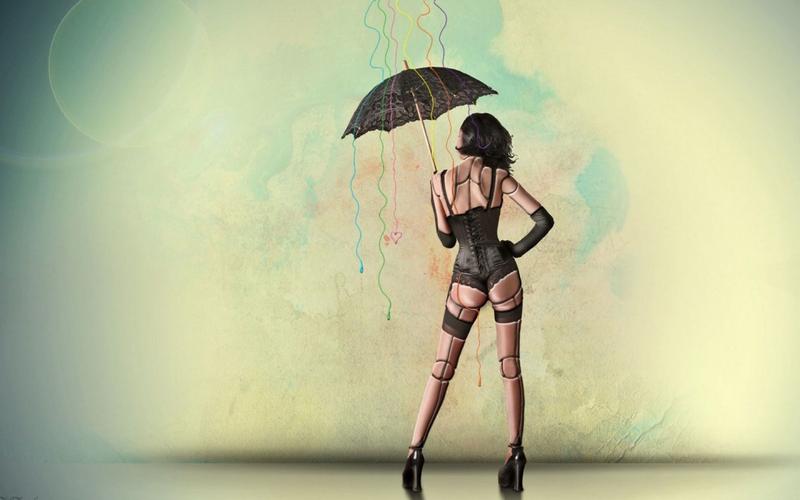 > 欧美潮流设计插画美女壁纸(7/20)