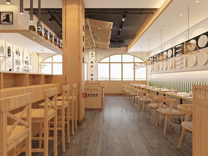 滨州临沂特色包子铺早餐店面馆装修设计