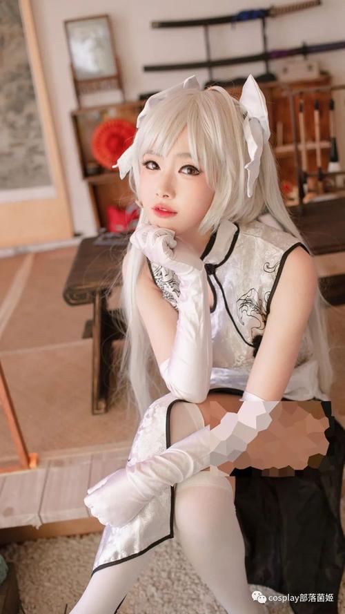 cos:春日野穹旗袍ver.穹妹cos正片@欢颜,悠好喜欢你