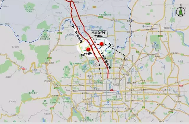 北京首条自行车专用道确定路线!回龙观直通上地