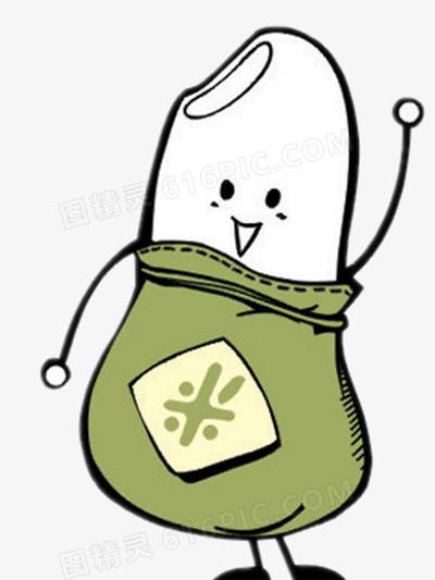 卡通米粒矢量图