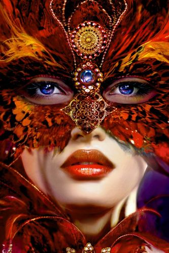 【蔓纪】女友饰品羽毛面具