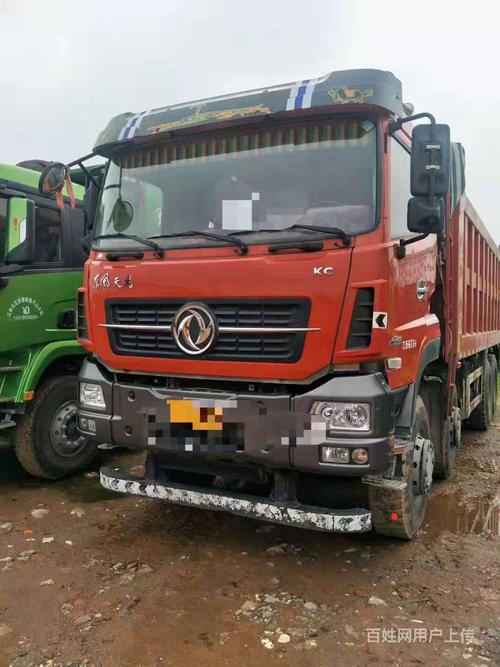 国五前四后八自卸车420马力东风天龙kc6米8货厢