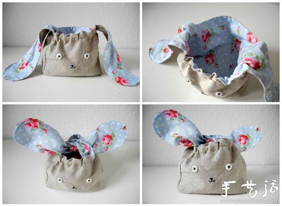 diy萌系小兔布袋制作教程