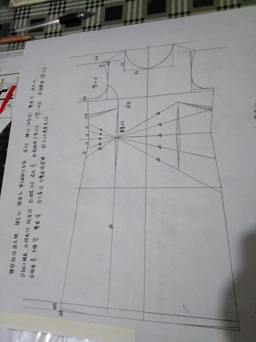 各款衣服的裁剪图