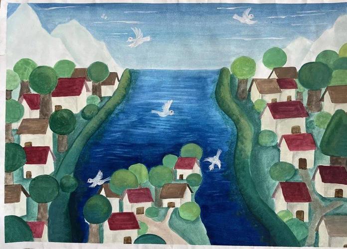 "百花争艳"少儿美术作品邀请展暨"河湖小青·守护美丽