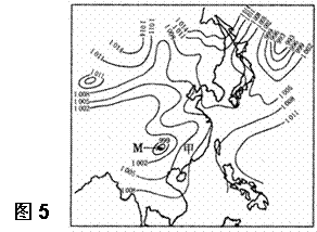 16.甲地此时的风向是a.东南风