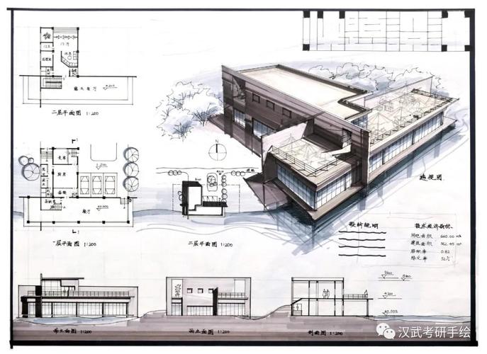 快题灵感第01期丨建筑设计手绘快题抄绘灵感素材