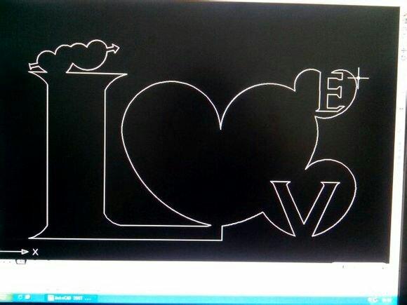 用caxa线切割xp怎么把这个图转换出来.