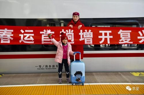 北京南站 中午13:15 北京地区春运首趟复兴号增开旅客列车g4215次从