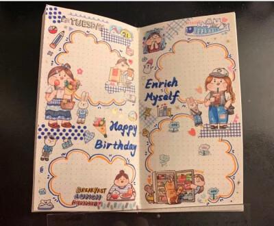 手工设计排版手账