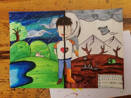 素养促进行动"隆阳区第一届中小学生健康主题现场书画大赛喜获一等奖