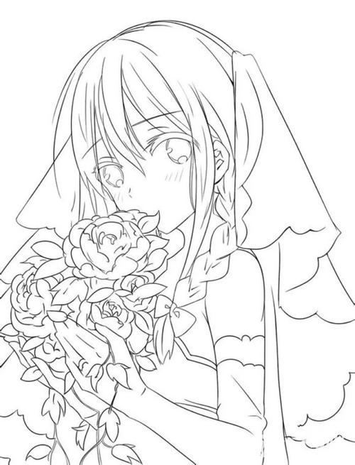 素描动漫好看的绘画图片