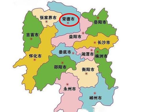 湖南省地图