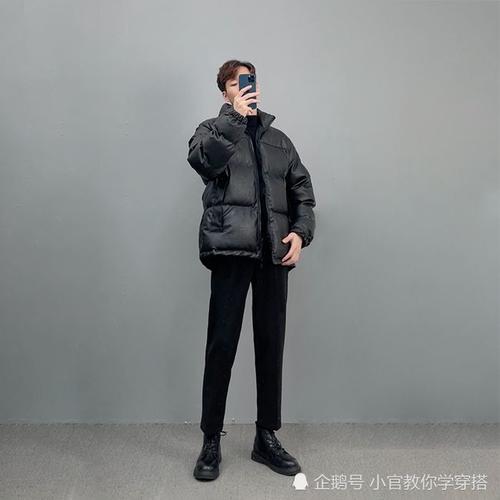穿衣搭配男冬季男生保暖轻熟休闲帅气穿搭