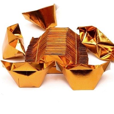 新款万个一万个叠金半成品元宝清明节寒衣折纸手工折纸