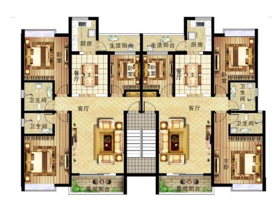 两梯四户与一梯两户的房子差距很大,买房时一定要记住