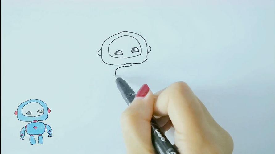 机器人简笔画怎么画好看?