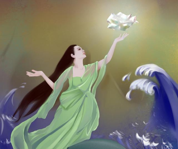 我国古代的女娲伏羲图,两人手中各拿着圆规和曲尺,这是为何?