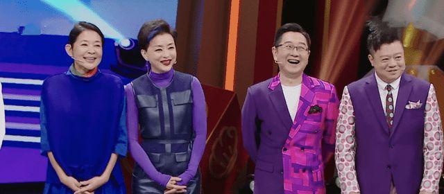 有一期《王牌对王牌》中,节目组请来了倪萍,杨澜,马东,张绍刚四位主持