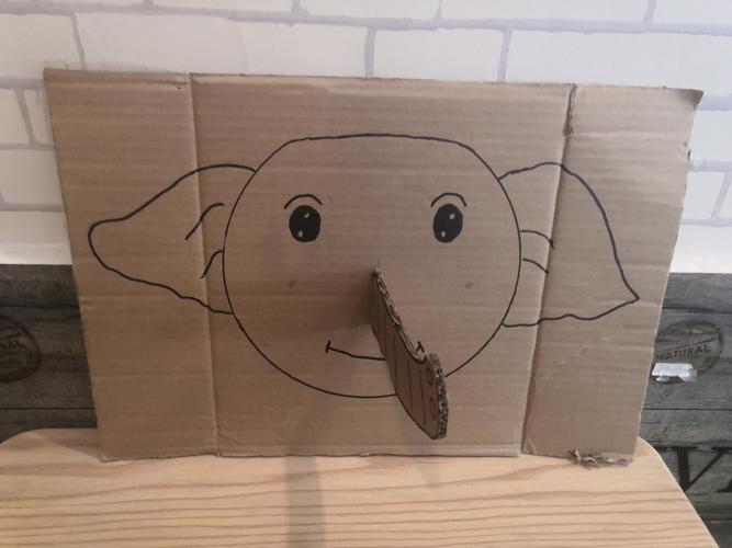 教师假期玩教具制作—大象套圈