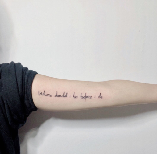 英文纹身短句带翻译8