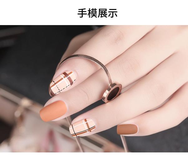 戈雅2019美甲拉线甲油胶勾边金银色指甲胶新色金属彩绘胶流行红色