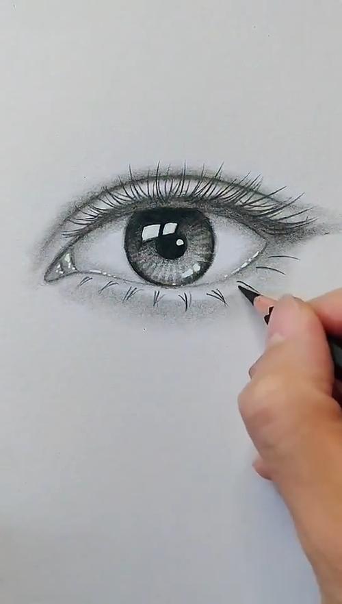 杭州画室:素描流泪的眼睛画法,_画室_素描_杭州画室_文化_绘画