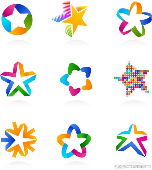 创意五角星图形标志图片