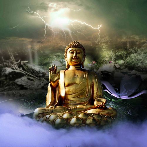 如来意境图禅意