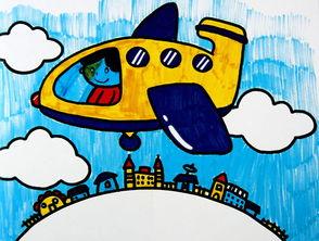 怎么画天空儿童简笔画