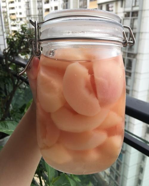 水蜜桃罐头