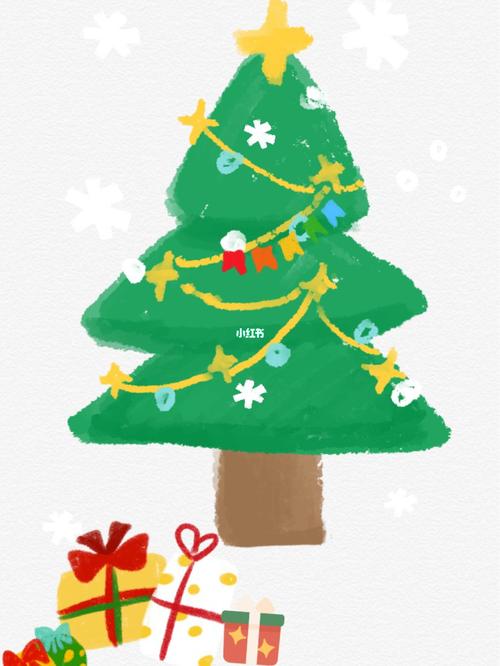醒图圣诞树 一起来画吧_圣诞树_搭配_圣诞_文化_绘画
