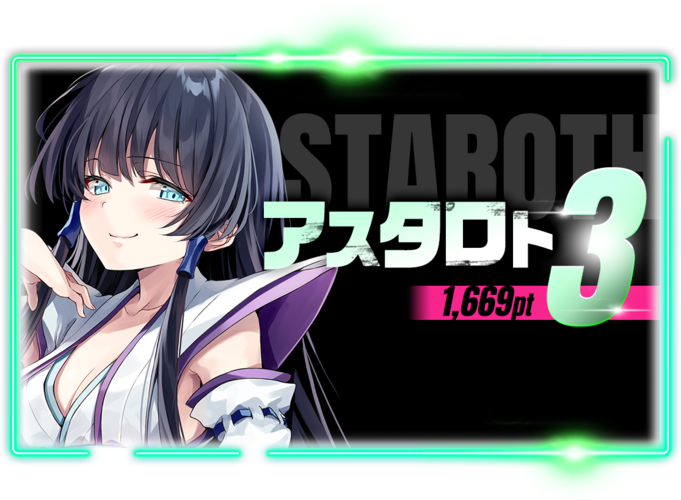 第三名冰结之阿斯塔蒂 是……是吗,几乎没怎么出场