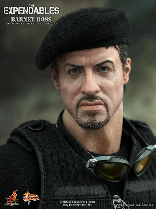 12寸兵人ht hottoys 敢死队 barney ross