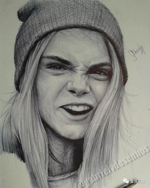 夸张的面部表情 | 素描