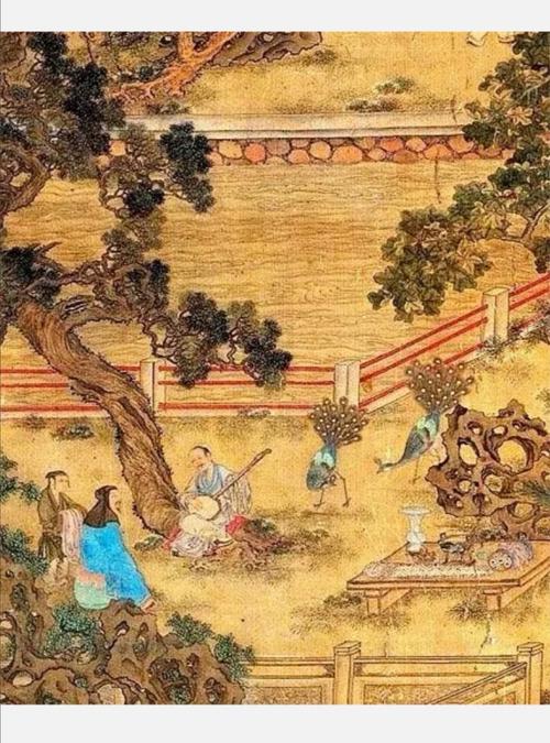 明仇英西园雅集图