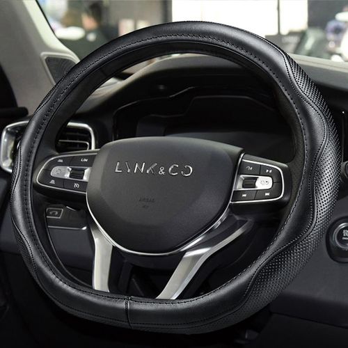 领克方向盘套领克01 02 领克03真皮方向把套