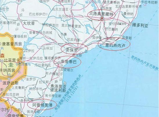 二,巴甲部分豪门球队地理位置分布如果结合夺冠次数,稳定性,财力