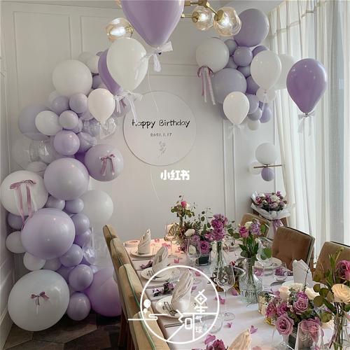 生日餐厅气球布置_生日_餐厅_气球_我的生日party_家居家装_家居装饰