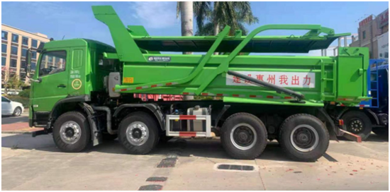 大运n6h标载型渣土车,为城市添一抹新绿