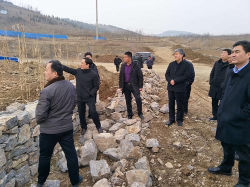 罗庄区张区长等领导一行到罗庄土地整治项目检查指导工作