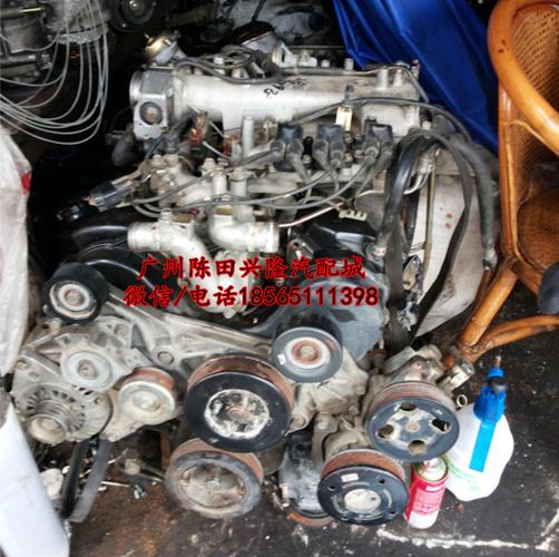 三菱帕杰罗v73 6g72 发动机 曲轴中缸缸盖助力泵发电机水箱拆车件